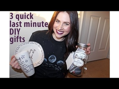 3 quick last minute DIY Christmas gifts