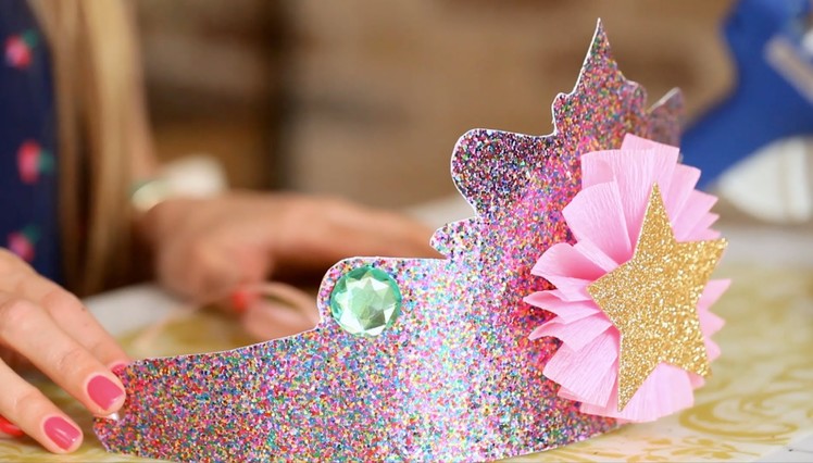 A Birthday to Remember: DIY Princess Crowns