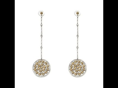 ATHOMIE DiamondCut 360Degree Bead Pendant Earring