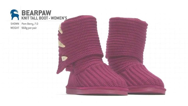 Bearpaw Knit Tall Boot - Women's