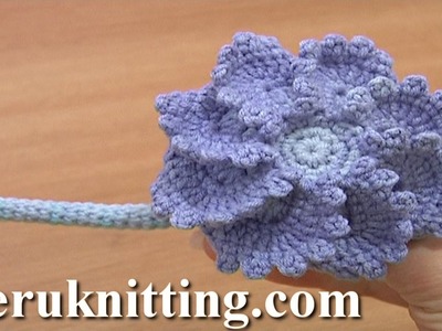 Big Crochet Button Fastener Tutorial 4 Part 3 of 3 Crochet Round Cord