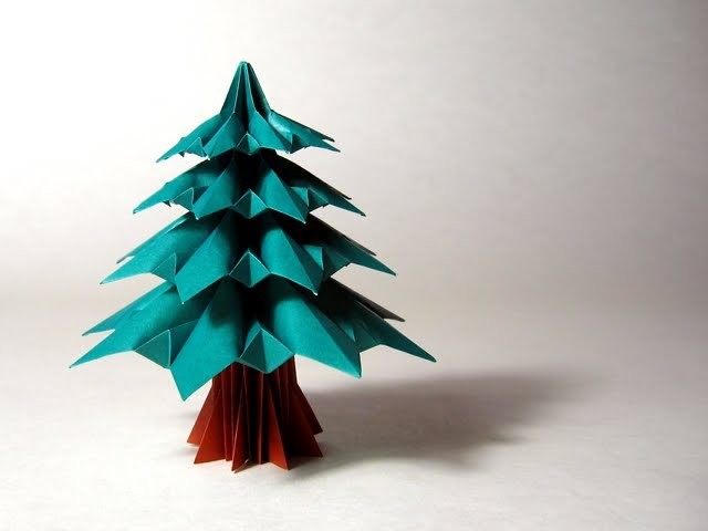 Christmas Origami Instructions: Fir Tree (Francesco Guarnieri)