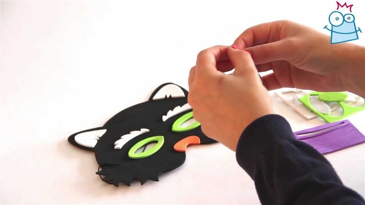 Craft project - How to make a Halloween foam mask