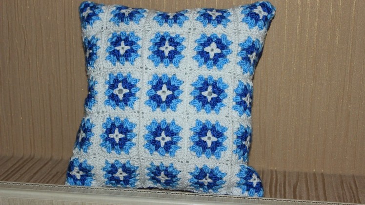 Crochet a Colorful Granny Square Pillow - DIY Home - Guidecentral