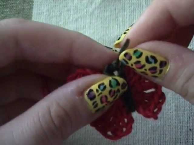 Crochet butterfly tutorial