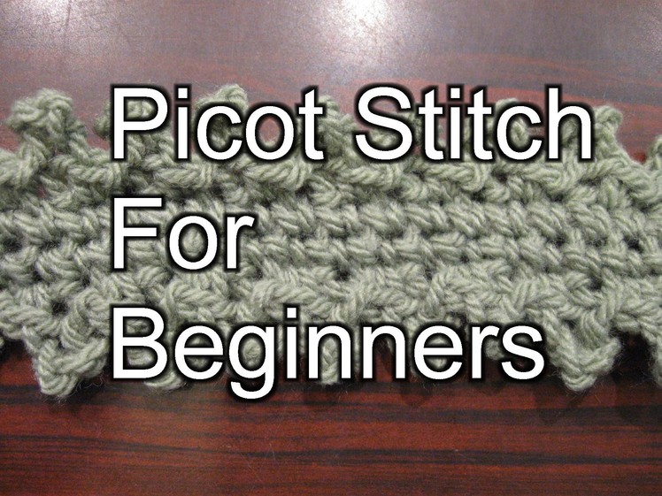 Crochet Picot Stitch - Slow Motion Crochet