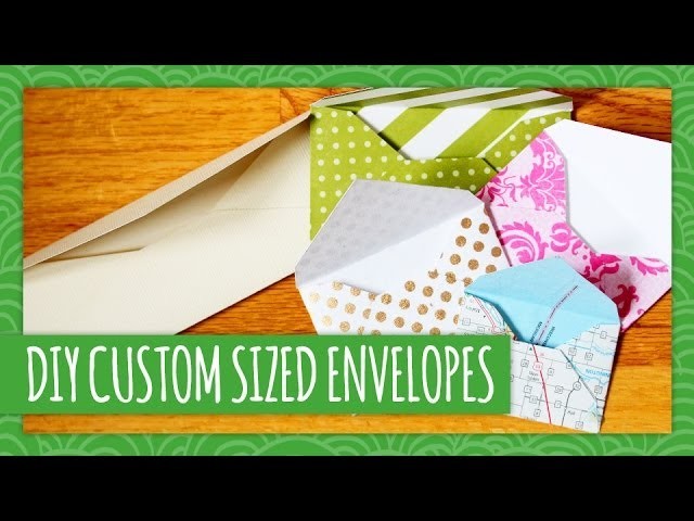 DIY Custom Sized Envelopes - Weekly Recap - HGTV Handmade