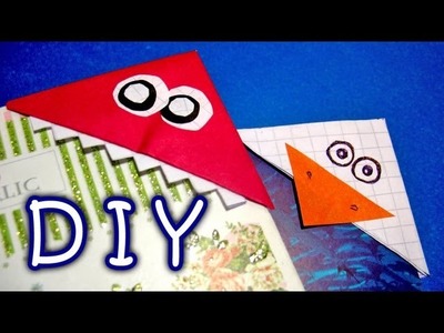 DIY Handmade Bookmarks - How to Make Funny Colorful Paper Bookmarks