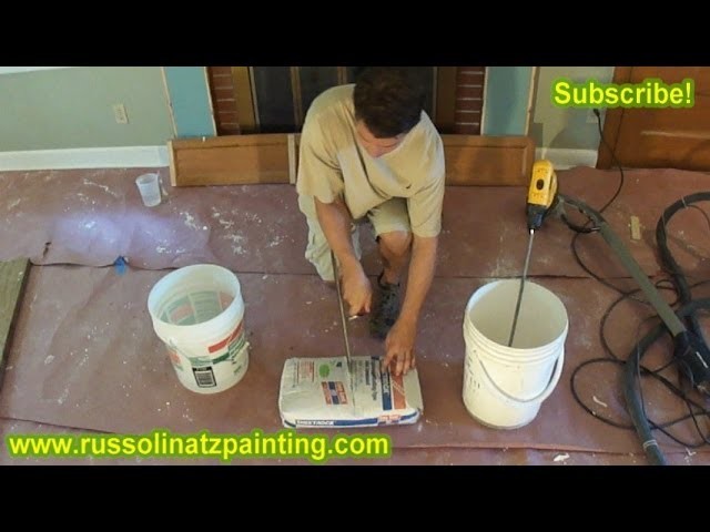 DIY How To Mix Easy Sand 90 - Drywall Repair