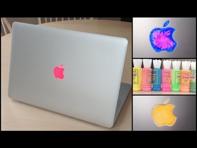 DIY MacBook Apple Sticker