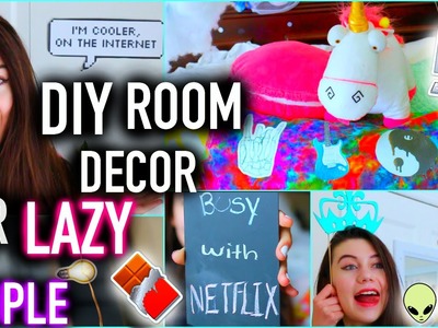 DIY Room Decor for LAZY PEOPLE you NEED to know - Easy, Affordable, and Tumblr Inspired Ideas