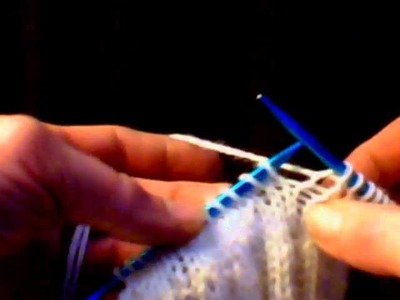 Easiest Knit Stitch Ever!!! (and k2tog)