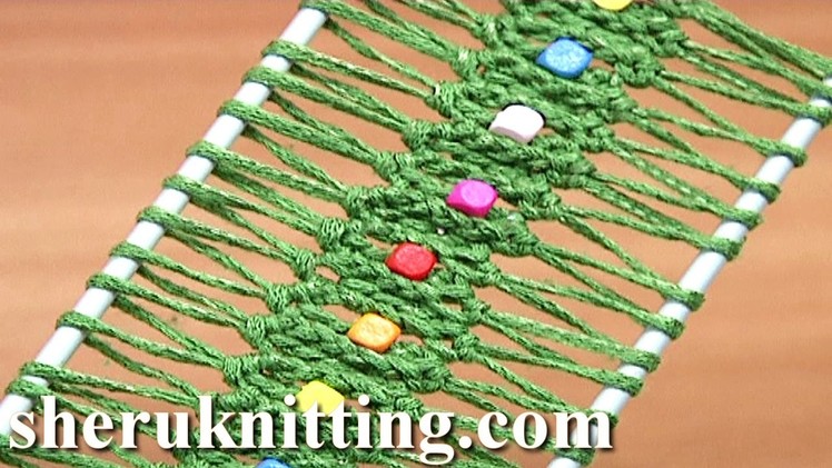 Hairpin Lace Crochet With Beads Tutorial 25 Easy to Make Hairpin Strip