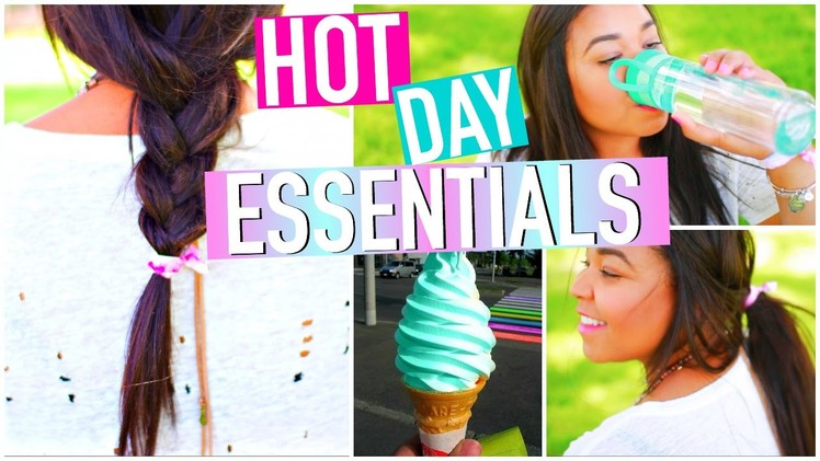 Hot Day Essentials Coachella Tips+DIY Hair Ties