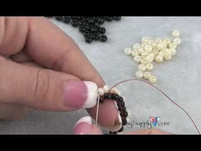 How to create a Ndebele Herringbone Stitch - beading