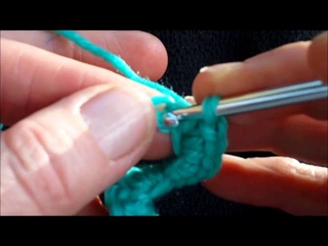 How to crochet a curlicue