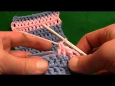 How To Crochet Color Change Without Knots   YouTube