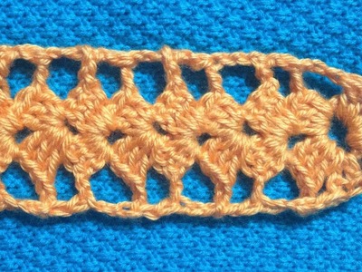 How to Crochet the Edge. Border Stitch Pattern #12 by ThePatterfamily