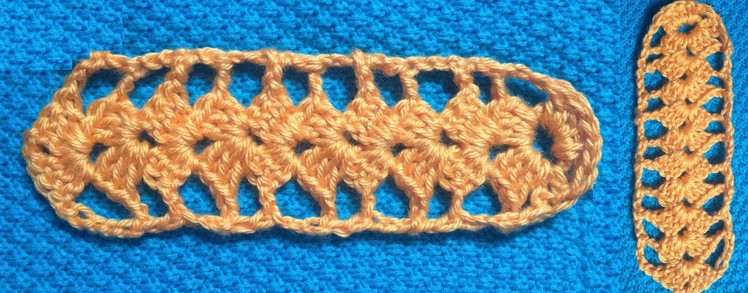 How to Crochet the Edge. Border Stitch Pattern #12 by ThePatterfamily