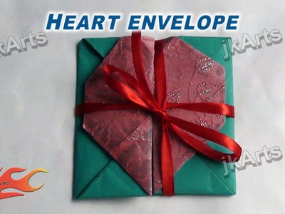 HOW TO: DIY Shagun envelope Heart for gifting in wedding, trousseau and baby shower - JK Arts  287