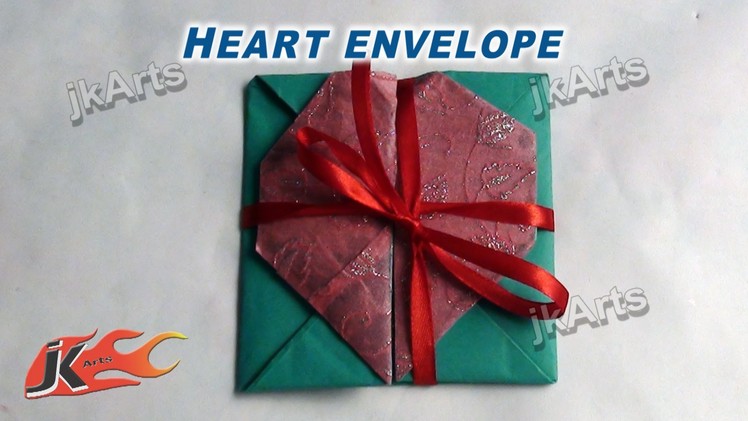 HOW TO: DIY Shagun envelope Heart for gifting in wedding, trousseau and baby shower - JK Arts  287