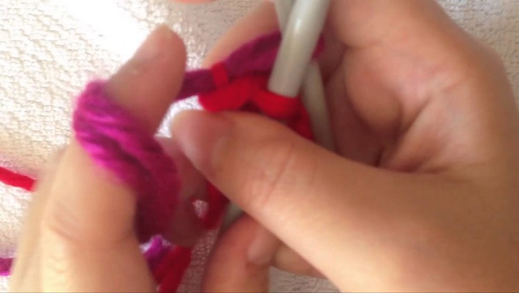 How to Knit: Add, Change or Join 2 Colors in Knitting