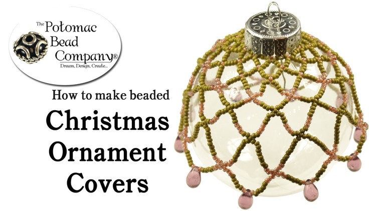 How to Make a Beaded Christmas Ornament Cover