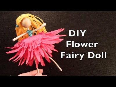 How To Make a Flower Fairy Doll | Easy Fairy Doll Tutorial | DIY