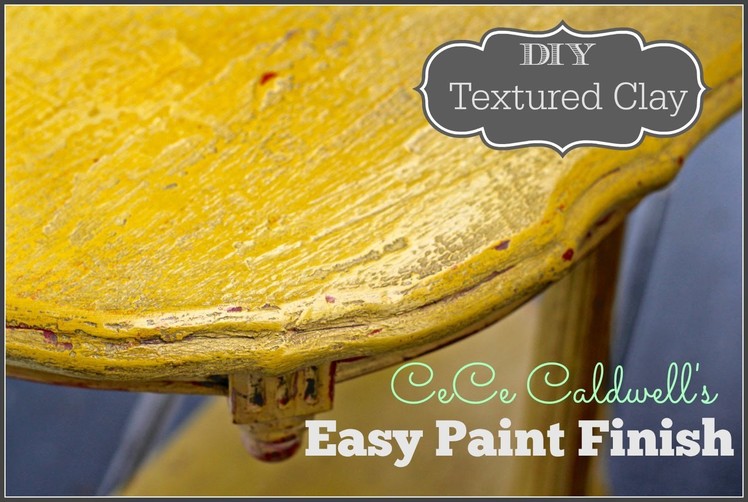 How to paint and distress furniture, CeCe Caldwell Paint (textured clay finish)