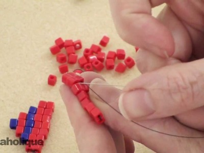 How to Perform Decreases in Square Stitch Bead Weaving
