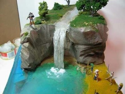 Make A Diorama Waterfall
