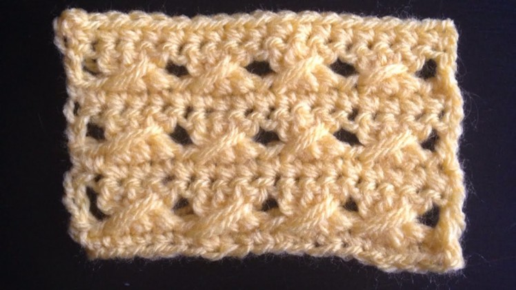 Make Double Crochet With a Twist Pattern - DIY Crafts - Guidecentral