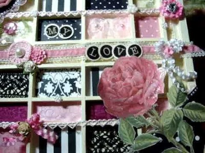 May Arts January Craft Challenge - Sweet Nothings - Project #1 Altered Tray