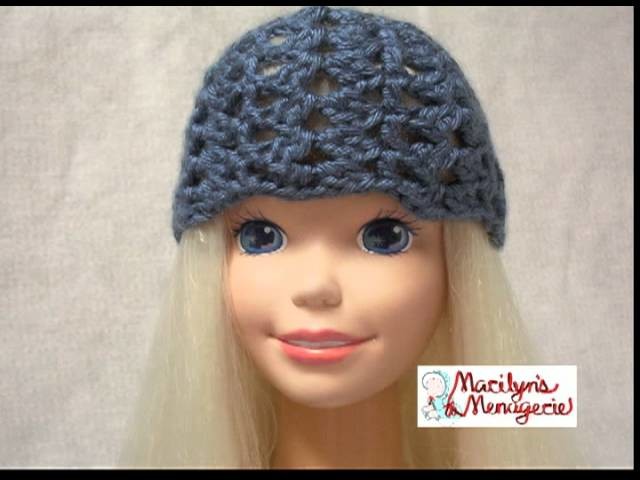 My Size Barbie Doll (36") Assorted Crochet Hats ~ Marilyn's Menagerie