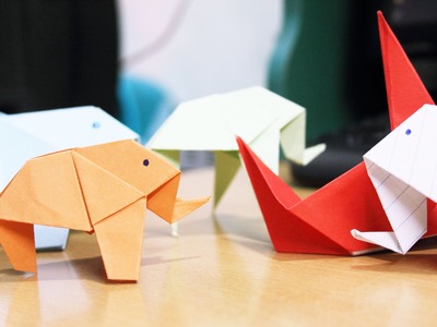 Origami Elephant Easy New Video 2015