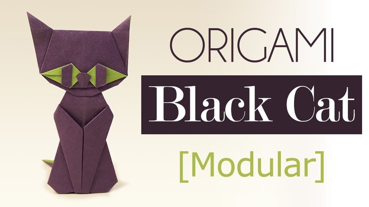Origami - Halloween Cat (Modular)