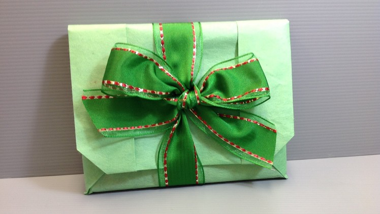 Origami Handbag Wrap for a Blu-Ray Disc for the Holidays