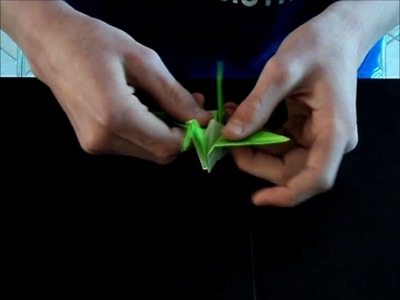 Origami Kraanvogel Vouwen\ Origami  How To Fold Crane