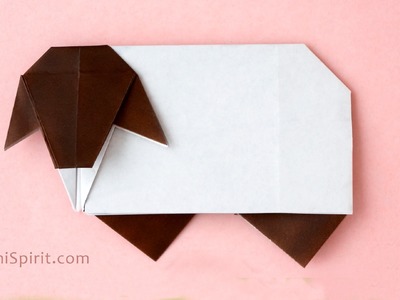 Origami Sheep Tutorial :: Oveja paso a paso