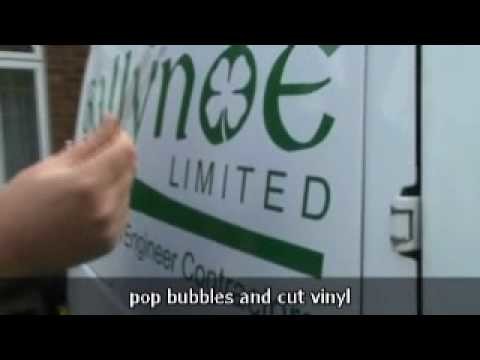 PART 2 - DIY Van Signs: How to Signwrite with Vinyl Graphics