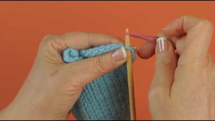 Pick Up Stitches Along Cast On or Bind Off Edge