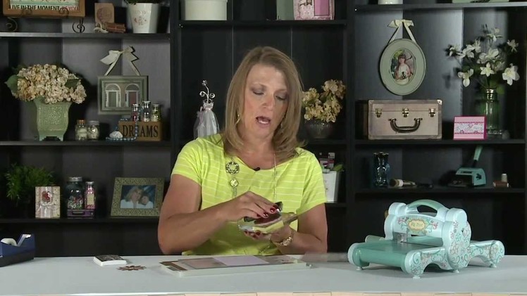 Scrapbook Expo - Cutting Stamped Images with Coordinating Dies