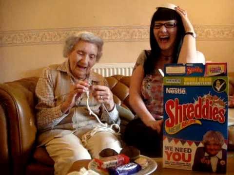 Shreddie's Knitting Nana video for Barbara B