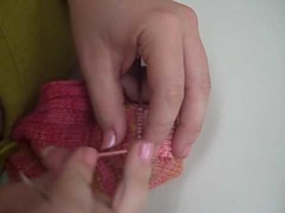 Sock Darning - Patching, part 2
