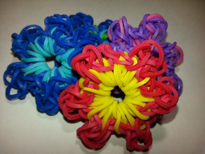Stoneseed Flower Charm Tutorial by feelinspiffy (Rainbow Loom)