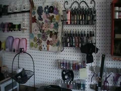 Thepiecebypiece:  semi tour or my craft room "Pegboard Style"