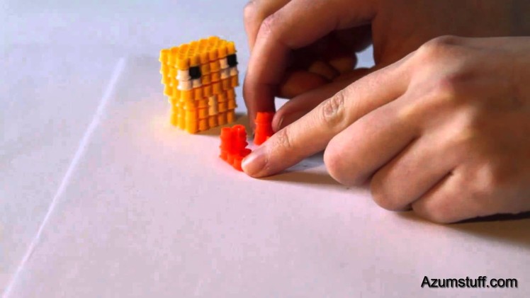 Tutorial: Hama bead chicken in 3D - Azumstuff.com