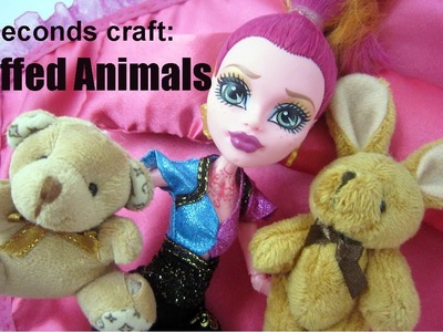15 Seconds craft #6: Stuffed Animals for your dolls - EP