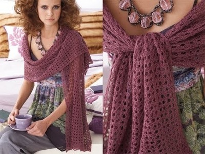 #24 Lace Stole, Vogue Knitting Early Fall 2010