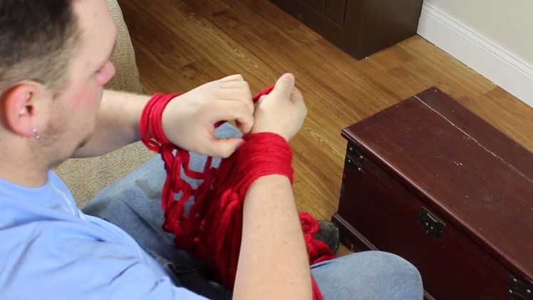 Arm Knitting - Infinity Scarf